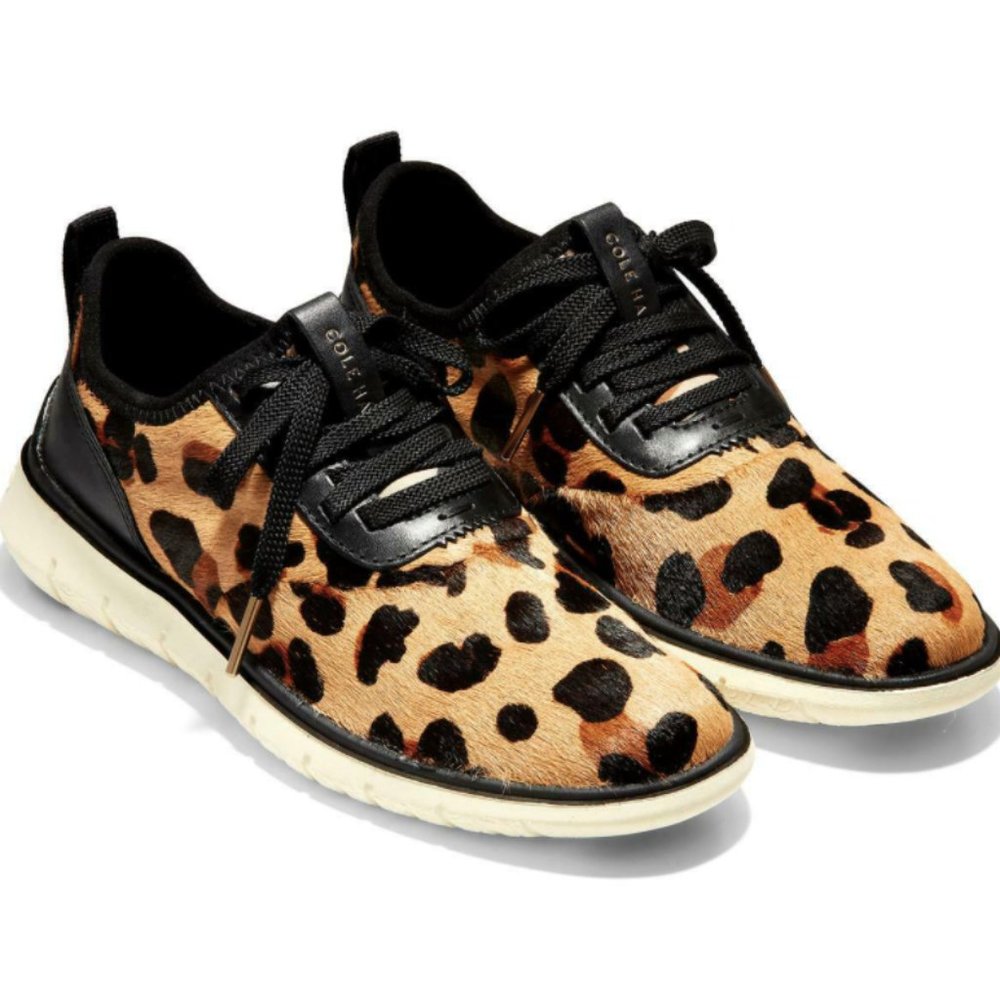 Cole Haan Women's Zerogrand leopard print shoes, 5